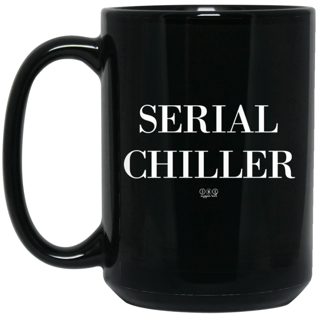SERIAL CHILLER - 15 oz. Black Mug