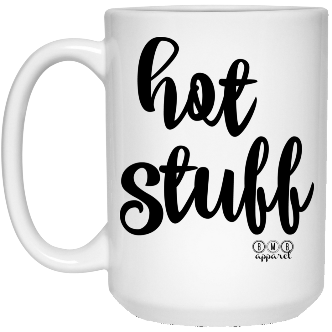 HOT STUFF -  15 oz. White Mug