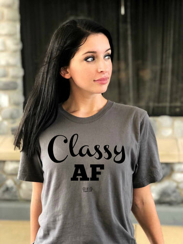 CLASSY AF -  Short-Sleeve T-Shirt