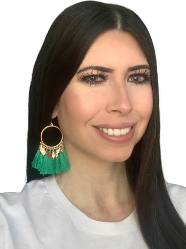Willa Earrings - Green